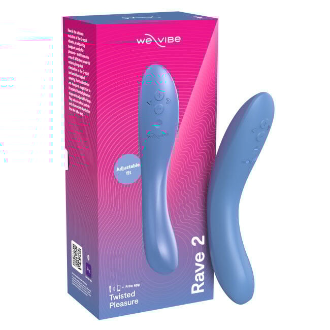 We-Vibe Rave 2 G-spot vibrator with asymmetrical design We-Vibe Rave 2 G-spot vibrator with asymmetrical design