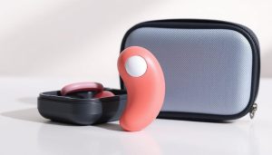 Womanizer Liberty 2 compact suction vibrator with travel case