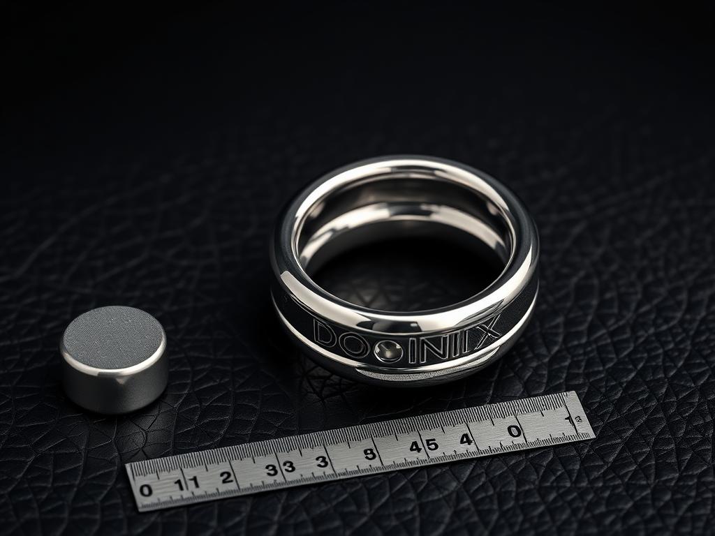 DOMINIX-Deluxe-stainless-steel-cock-ring-showcasing-its-premium-metal-construction