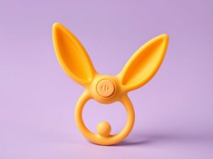 Lovehoney High Flyer cock ring showcasing its rabbit-ear design for partner stimulation