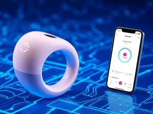 Lovense Diamo cock ring highlighting its unique shape and remote control capabilities