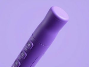 We-Vibe Wand 2 showing the tapered head design and control buttons
