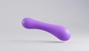 We-Vibe Wand 2 vibrator with purple silicone body and curved design
