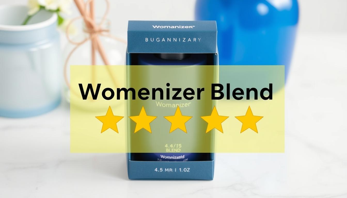 Womanizer-Blend-in-its-packaging-with-a-satisfied-review-rating