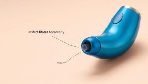 Womanizer Blend showing the Pleasure Air Technology nozzle and G-spot arm